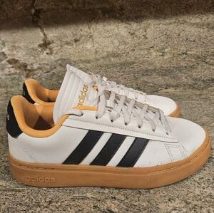 Adidas Grand Court Black/White US Womens Size 8